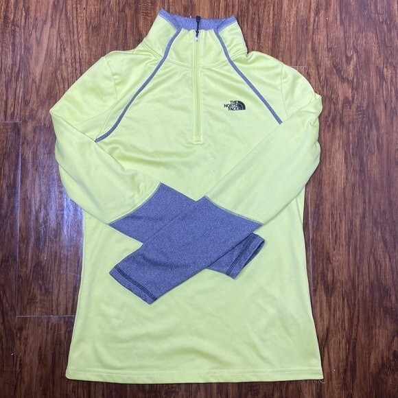 The North Face Half Zip Colorblock Top sz S - Picture 1 of 10